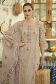 Traditional Premium Cotton Jacquard Straight Cut Salwar Kameez